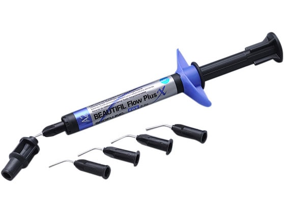 Shofu Dental YE2322 Beautifil Low Flow Plus X Flowable Composite Syringe F03 A2 2.2 Gm Shofu Dental YE2322 Beautifil Low Flow Plus X Flowable Composite Syringe F03 A2 2.2 Gm
